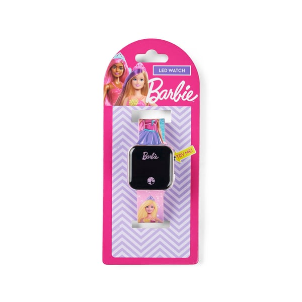 Accutime LED-klocka Barbie
