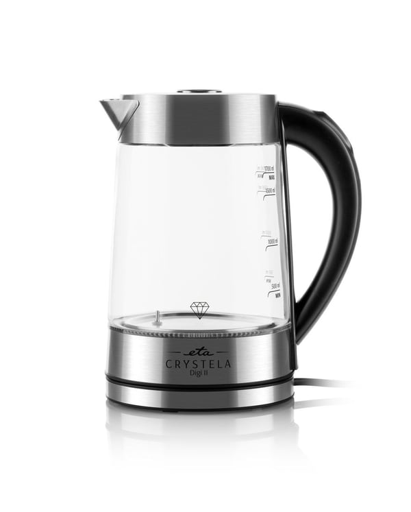 ETA Crystela Digi II 5154 9000 - Kjele - 1.7 liter - 2.2 kW - glass