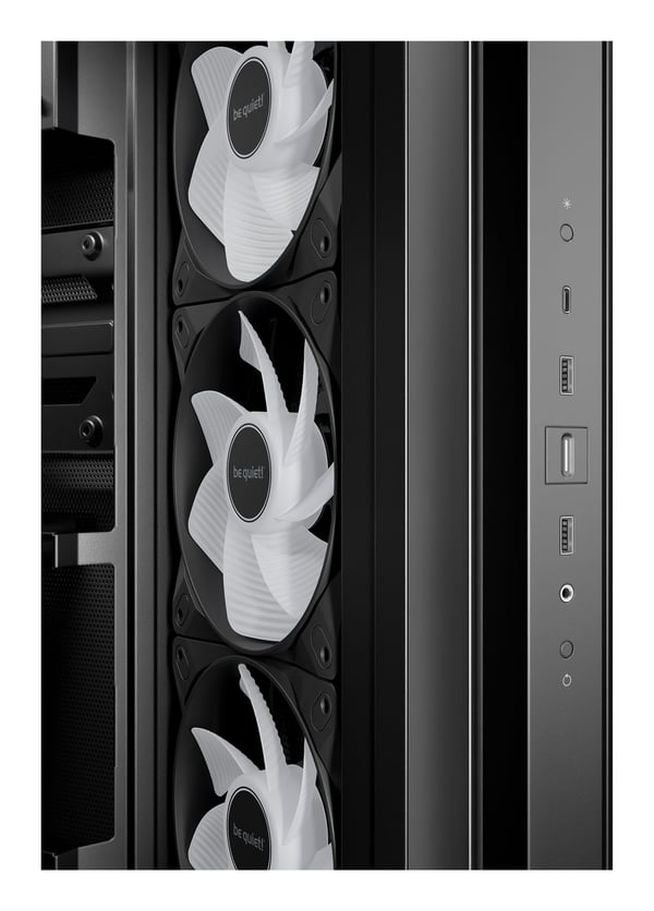 be quiet Light Base 500 LX mid tower-chassi ATX, svart, sidopanel i glas