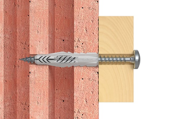 Fischer 62758, Veggplugg, Murstein, Betong, 70 mm, 1,2 cm, 8,5 cm, 8 mm
