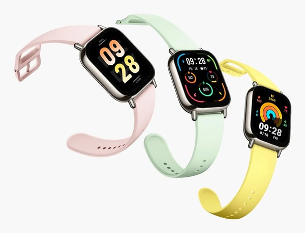 Xiaomi - KlocKräm för smart klocka - 135 - 205 mm - citrongul - för Xiaomi Redmi Watch 3