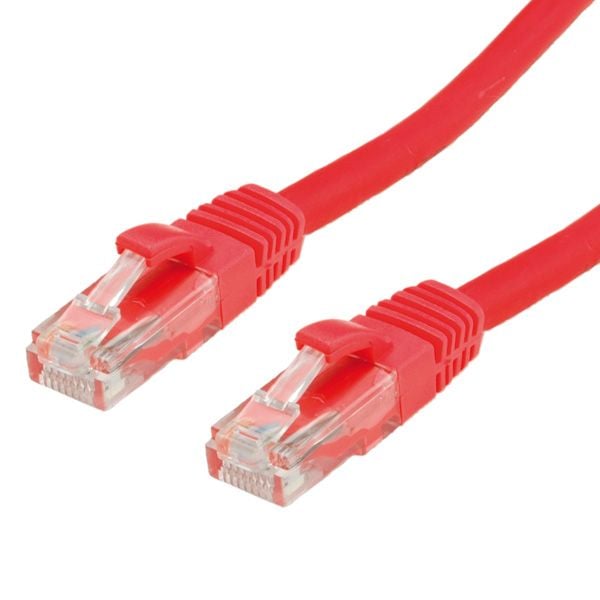 VALUE 3m UTP Cat.6a, 3 m, Cat6a, U/UTP (UTP), RJ-45, RJ-45, Rød
