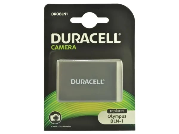 Duracell - Batteri - Li-Ion - 1100 mAh - for Olympus PEN-F; OM-D E-M1, EM-5, E-M5, E-M5 Mark II; PEN E-P5