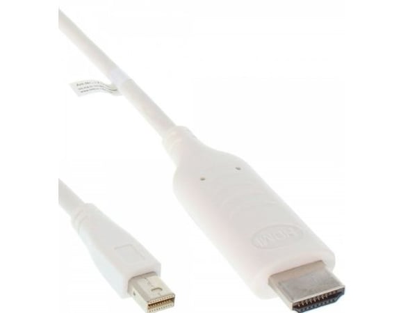 InLine 17171I, 1 m, Mini DisplayPort, HDMI, Hankjønn, Hankjønn, 2560 x 1600 piksler