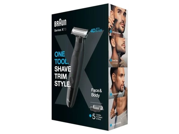 Braun Series XT3200 skäggtrimmer för ansikte och kropp, svart