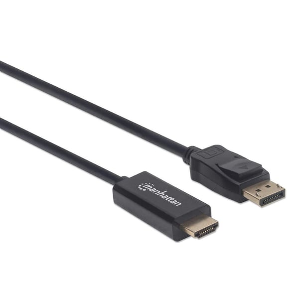 Manhattan 152662, 1 m, DisplayPort, HDMI, Hankjønn, Hankjønn, Rett