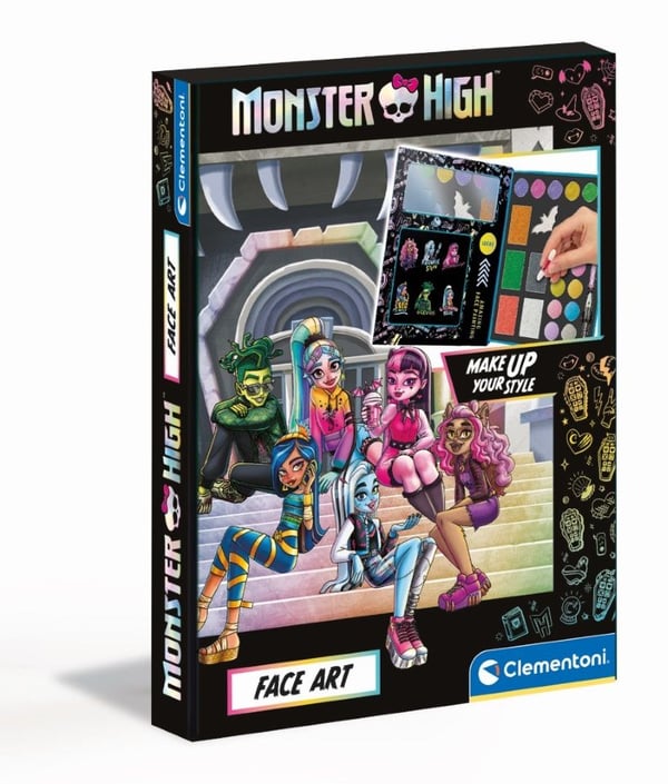 Clementoni for ansiktsmaling Face Art Monster High 18788
