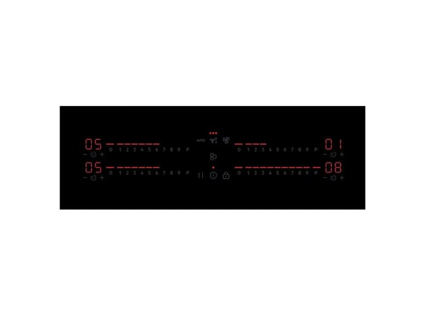 Electrolux KCC83443, Svart, Inbyggnad, Induktionshäll, 4 zon(er), 4 zon(er), Front