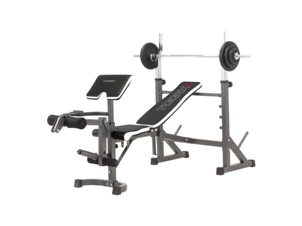 Toorx WBX-90, Justerbar treningsbenk, 240 kg, Gym, Hjem, 120 kg, Stål, Sort