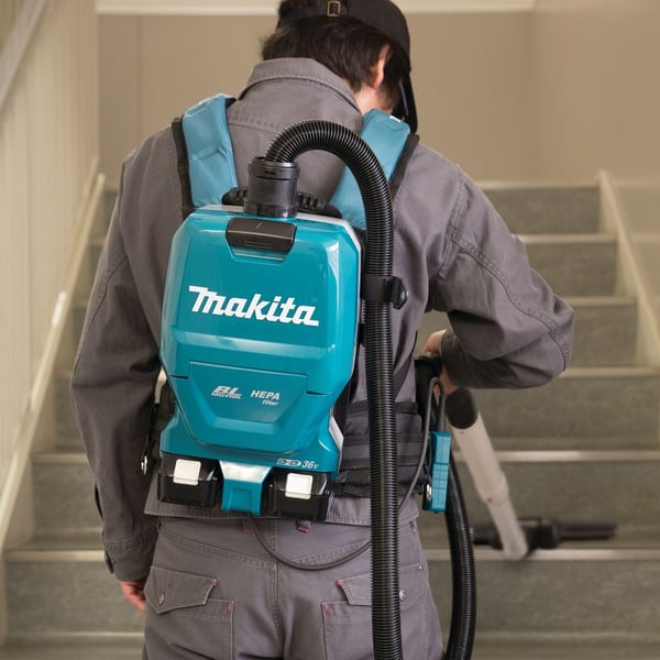 Makita DVC261ZX11 - Støvsuger - ryggsekk - pose