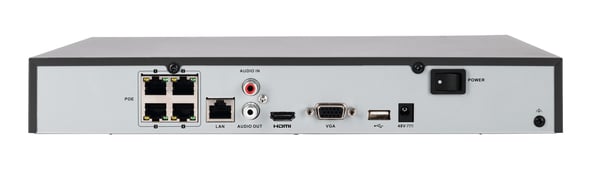 ABUS-kokonaispaketti, jossa 2 PoE Mini Tube -kameraa + tallennin TVVR36423T LAN IP-valvontakamerapaketti 1920 x 1080 pikseliä