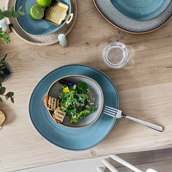 Villeroy &amp; Boch Lave Beige kulho, litteä, 22 cm