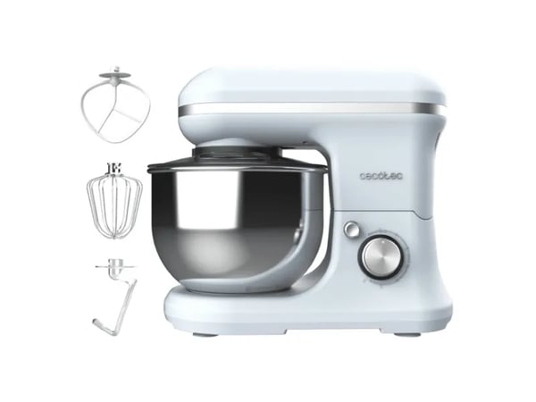 Cecotec 03904, Stativmixer, Blå, Vispning, Knådning, Mixning, Omrörning, 5 l, Rotations-, Rostfritt stål