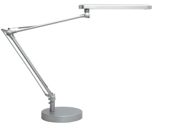 Unilux Mambo - Skrivebordslampe - LED-lyspære - klasse A+ - 4000 K - metallgrå