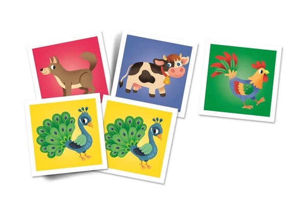 Memo Pocket Farm Animals
