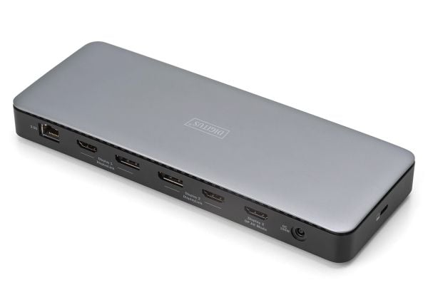 DIGITUS - Dockingstasjon - 3 x HDMI - 135 Watt