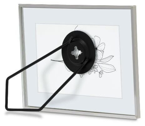 Hama Flower, Enbildsram, Glas, Strykjärn, Silver, Glansigt, Bord, 10 x 15 cm