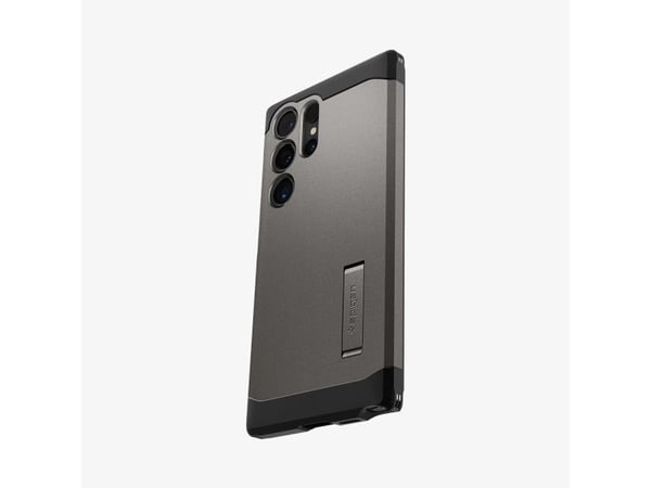Spigen Tough Armor, Suojus, Samsung, Galaxy S24 Ultra, 17,3 cm (6.8"), musta, Harmaa