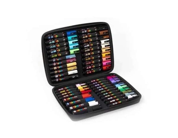 POSCA Gift Case, 40 ass. Forskellige Farver og Stregbredder
