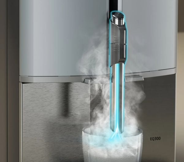 Siemens EQ.300 TF303E07 - Automatisk kaffemaskin med melkeskummer - 15 bar - inox sølvmetallisk/svart