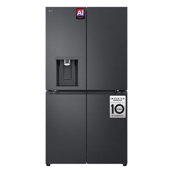 LG GML960EVBE kombiskap 641 L klasse E 91,4 cm, Essence Black Steel