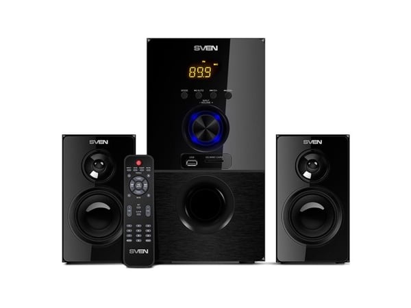 SVEN MS-2050 høyttalersystem 2.1 kanaler 55 W Bluetooth, svart