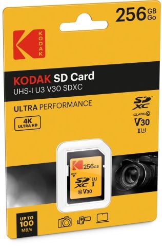 Kodak SD 256GB UHS-I U3 V30 Ultra