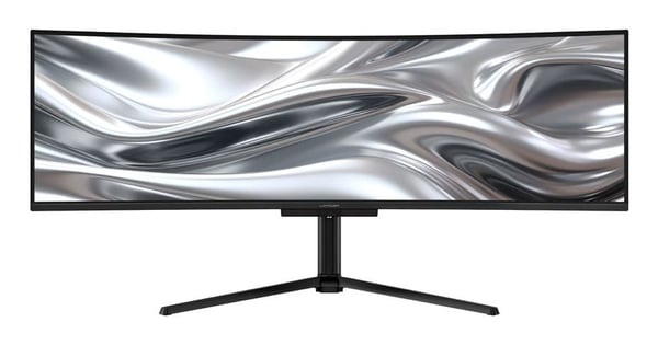 LC-Power LC-M49QCO, 124,5 cm (49"), 5120 x 1440 piksler, Quad HD, QD-OLED, 0,03 ms, Svart
