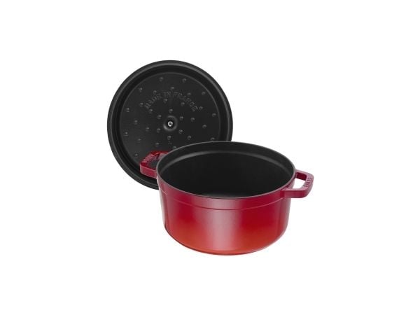 Staub 40509-840-0, 5,2 l, Rød, Støpejern, Emalje, Frankrike, 26 cm