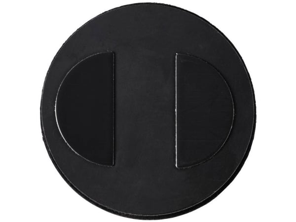 Renkforce RF-5873144, Polytetrafluoreten (PTFE), Polyuretan (PU), Sammet, Svart, 93 mm, 93 mm, 22 mm, 1 styck