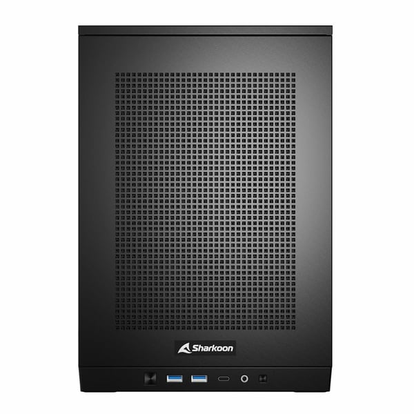 Sharkoon REBEL C20 RGB ITX mini-ITX-kabinett 3x 120 mm ARGB PWM-vifter, svart