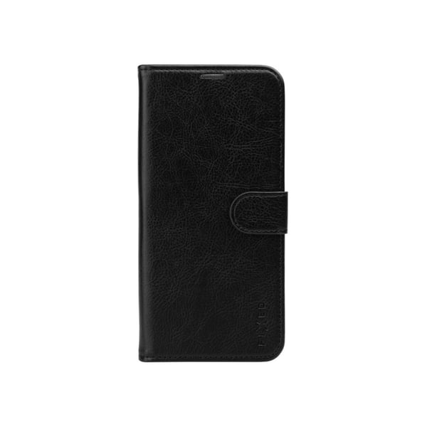 FIXED Opus - Vikbart fodral för mobiltelefon - konstläder - svart - för Xiaomi POCO X6 Pro