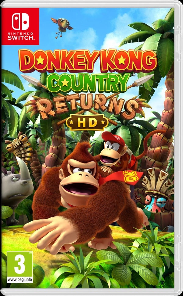 Nintendo Donkey Kong Country Returns HD (Switch), Nintendo Switch, Multiplayer-läget, RP (Betyg avvaktan)