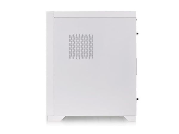 Thermaltake CTE T500 Air Snow - FT - utökad ATX - genomskinlig sidopanel (härdat glas) - ingen strömförsörjning (PS/2) - vit, snö - USB/ljud