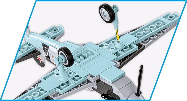 COBI Yakovlev Yak-1b, Byggklossar, 7 År, 142 styck