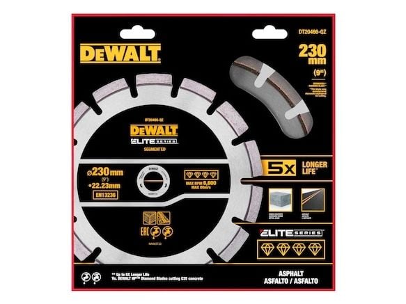 DEWALT DIAM.SEG. 230mm ELITE ASFALT/BETON TARGET 230mm ELITE ASFALT/BETON TARGET