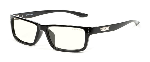 Gunnar Optiks Riot, Unisex, Rektangel, Klassisk, Sort, Nylon-polymer, Gjennomsiktig