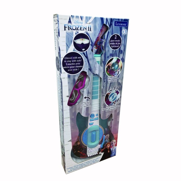 Disney Frozen Elektronisk Guitar med Lys og Briller med mikrofon