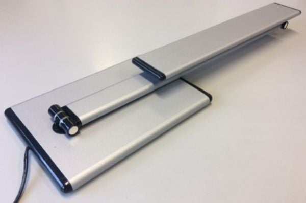 Unilux TERRA, Musta, Metallinen, ABS-synteettinen, Alumiini, Office, 1 lamppu(a), 5 W, LED