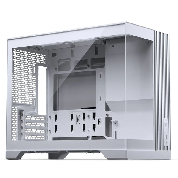 Phanteks XT V3 mATX-kabinett, herdet glass, 3x 120 mm-vifter, hvit