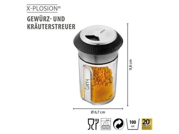 X-PLOSION krydderbeholder