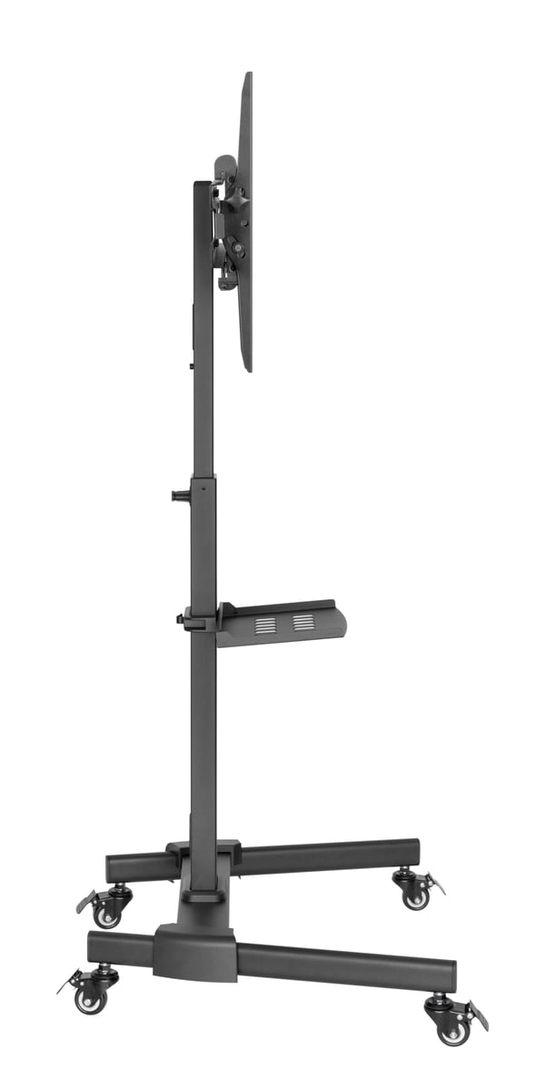 Gembird TVS-55T-01, 139,7 cm (55"), 100 x 100 mm, 400 x 400 mm, -10 - 10°, Muovi, Terästä, Musta