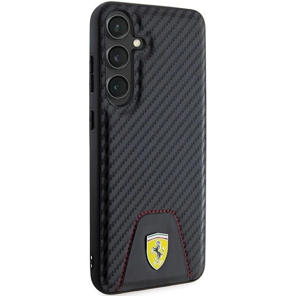 Ferrari 3666339242572, Deksel, Samsung, Galaxy S24+, 17 cm (6,7"), Sort