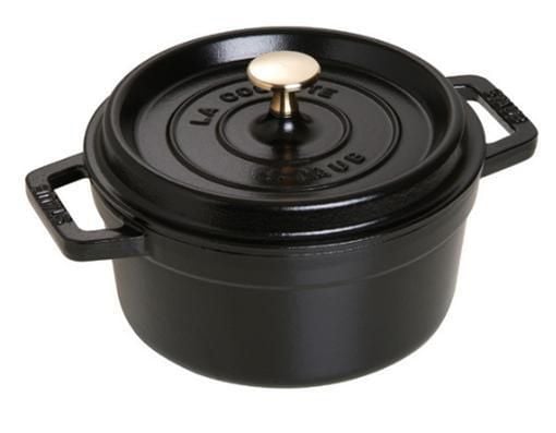 Staub Cocotte, Sort, Støpejern, 20 cm, 3,4 kg