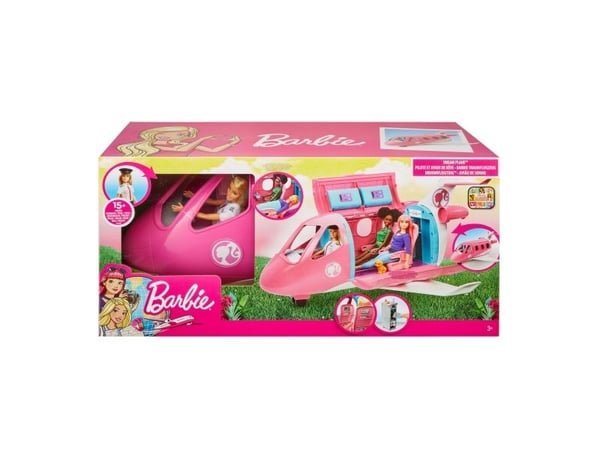 Barbie Dreamplane GJB33 flylekesett med pilotdukke