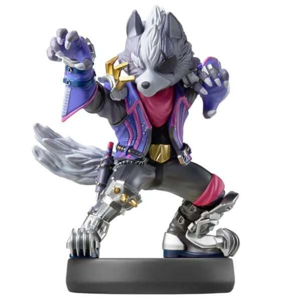 Nintendo amiibo Wolf - Lisävideopelihahmo pelikonsoliin - New Nintendo 3DS, New Nintendo 3DS XL; Nintendo Wii U:lle