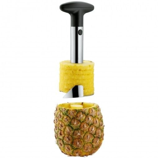 WMF 1873676030, Ananas, Svart, Rustfritt stål, Rustfritt stål