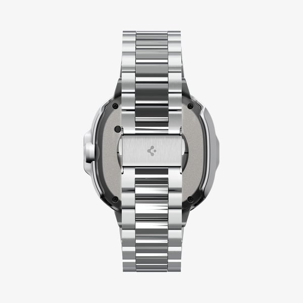 Spigen Bezel Tune Pro, Fodral, Smartwatch, Silver, Samsung, Galaxy Watch 8 Classic (46mm), Polykarbonat, Rostfritt stål