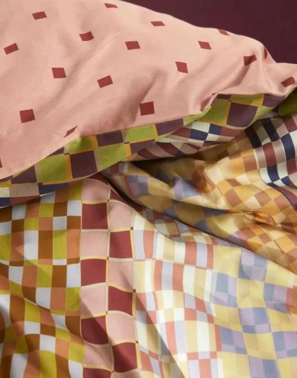 Essenza Stach Duvet cover Antique pink 200x200