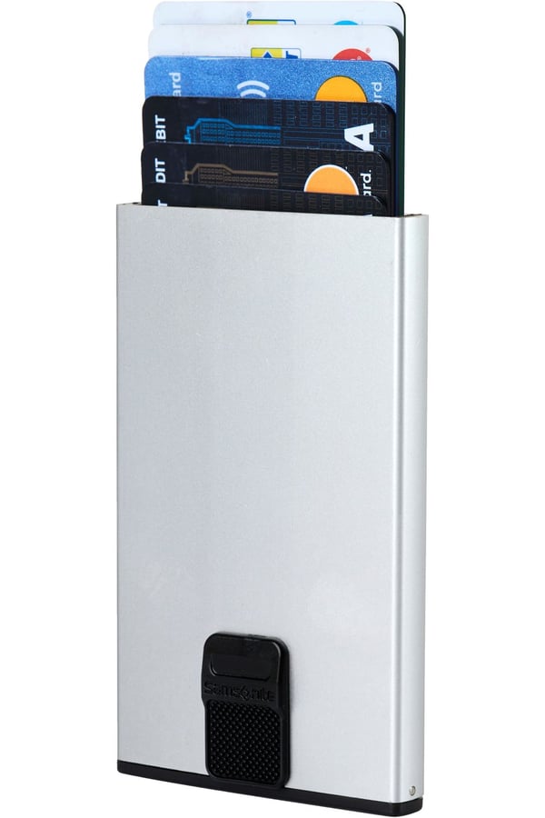 Samsonite ALUFIT RFID-korthållare, aluminium, 6 kort, silver